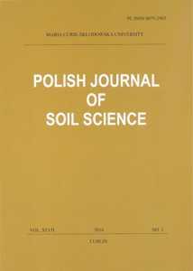 Okładka: Polish Journal of Soil Science, vol. XLVII, No. 1/2014