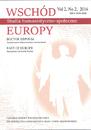 Wschód Europy, v. 2, nr 2/2016. Studia humanistyczno-społeczne