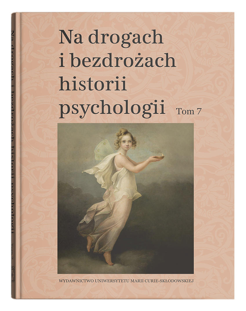 Okładka: Na drogach i bezdrożach historii psychologii (Tom 7) – red. Teresa Rzepa, Cezary W. Domański