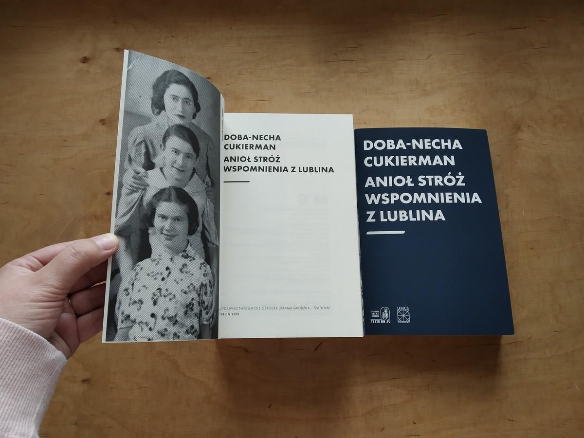 Okładka: Promocja książki „Anioł stróż. Wspomnienia z Lublina” Doby-Nechy Cukierman