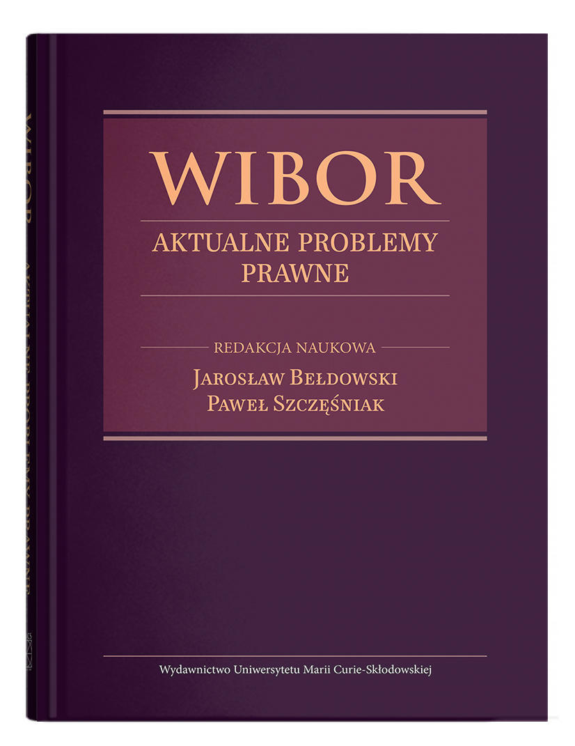 Okładka: WIBOR. Aktualne problemy prawne