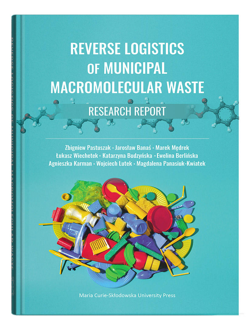 Okładka: Reverse logistics of municipal macromolecular waste. Research report 