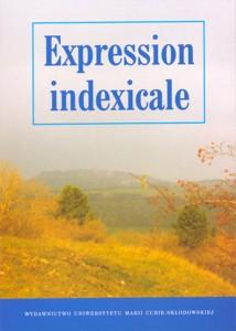 Okładka: Expression indexicale