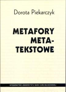 Okładka: Metafory metatekstowe