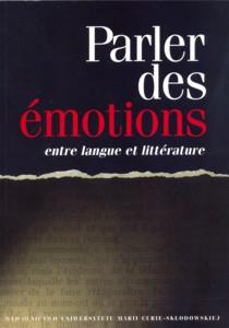 Okładka: Parler des emotions entre language et litterature