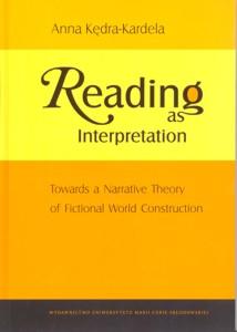 Okładka: Reading as Interpretation.