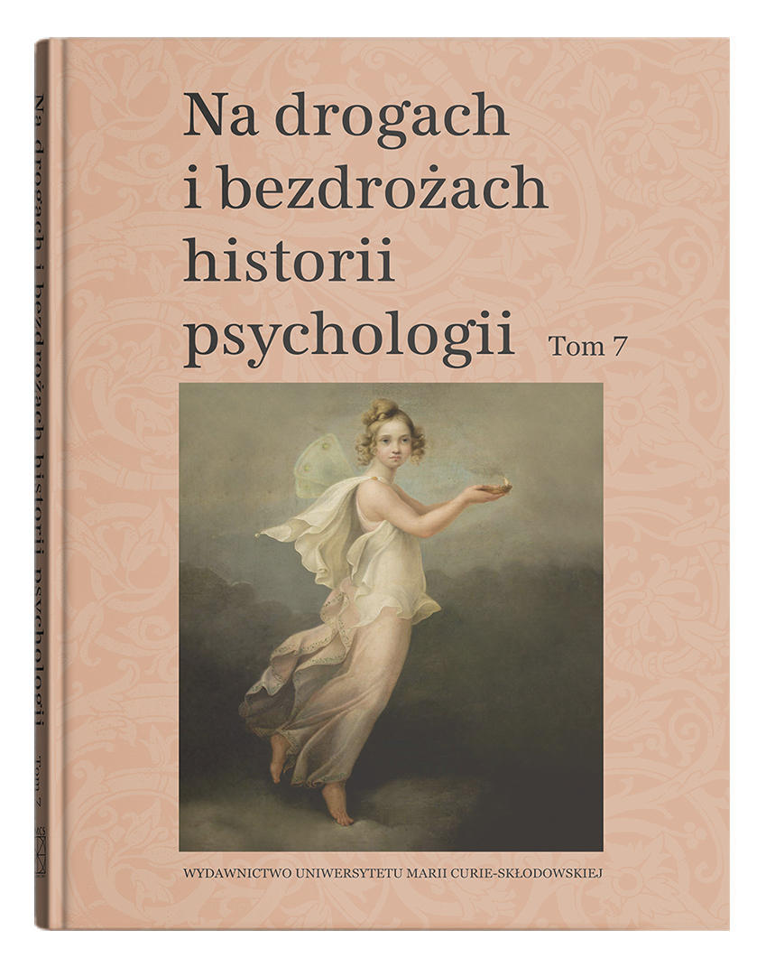 Okładka: Na drogach i bezdrożach historii psychologii, t. 7