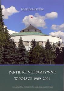 Okładka: Partie konserwatywne w Polsce 1989-2001
