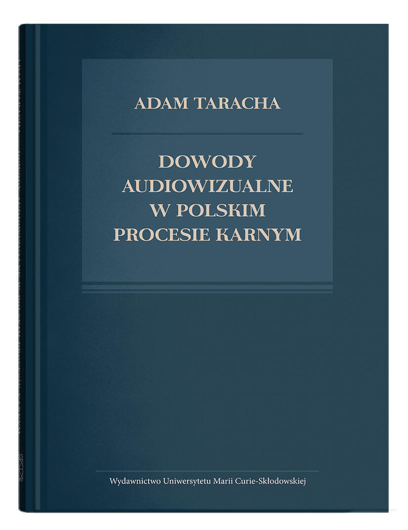 Okładka: Dowody audiowizualne w polskim procesie karnym