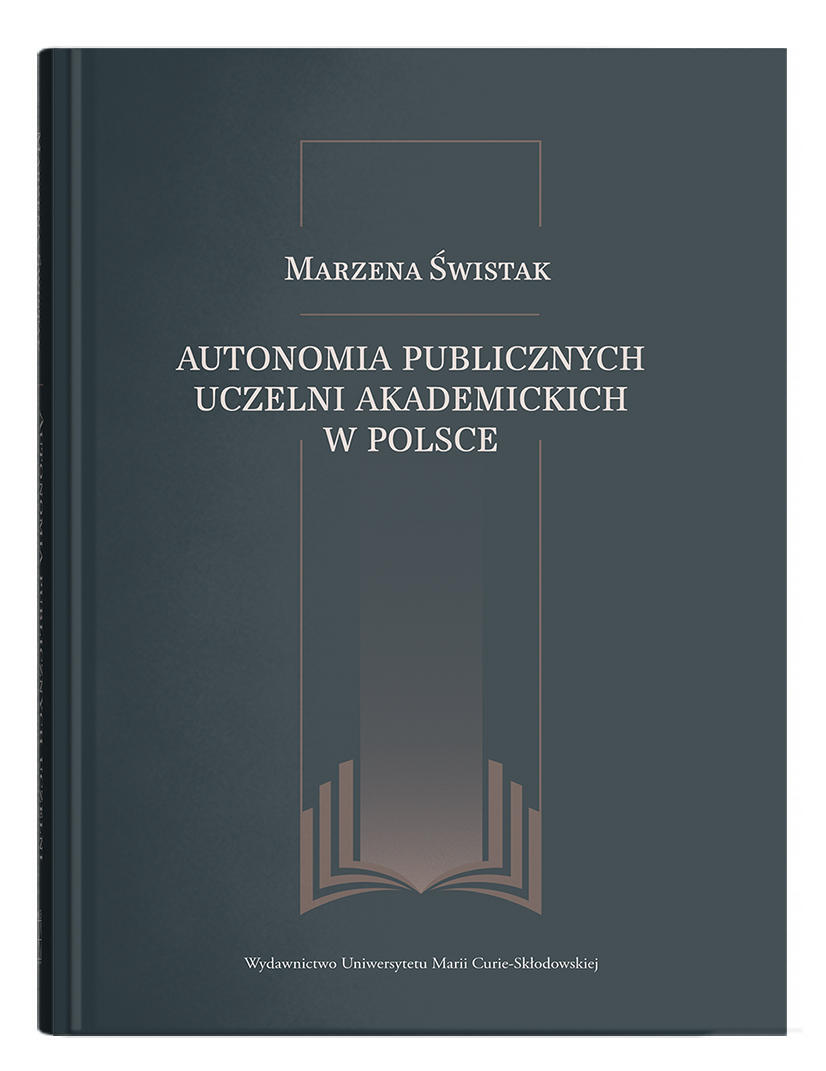 Okładka: Autonomia publicznych uczelni akademickich w Polsce