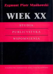 Okładka: Wiek XX. Studia. Publicystyka. Wspomnienia