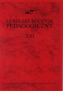 Okładka: Lubelski Rocznik Pedagogiczny, t. 21
