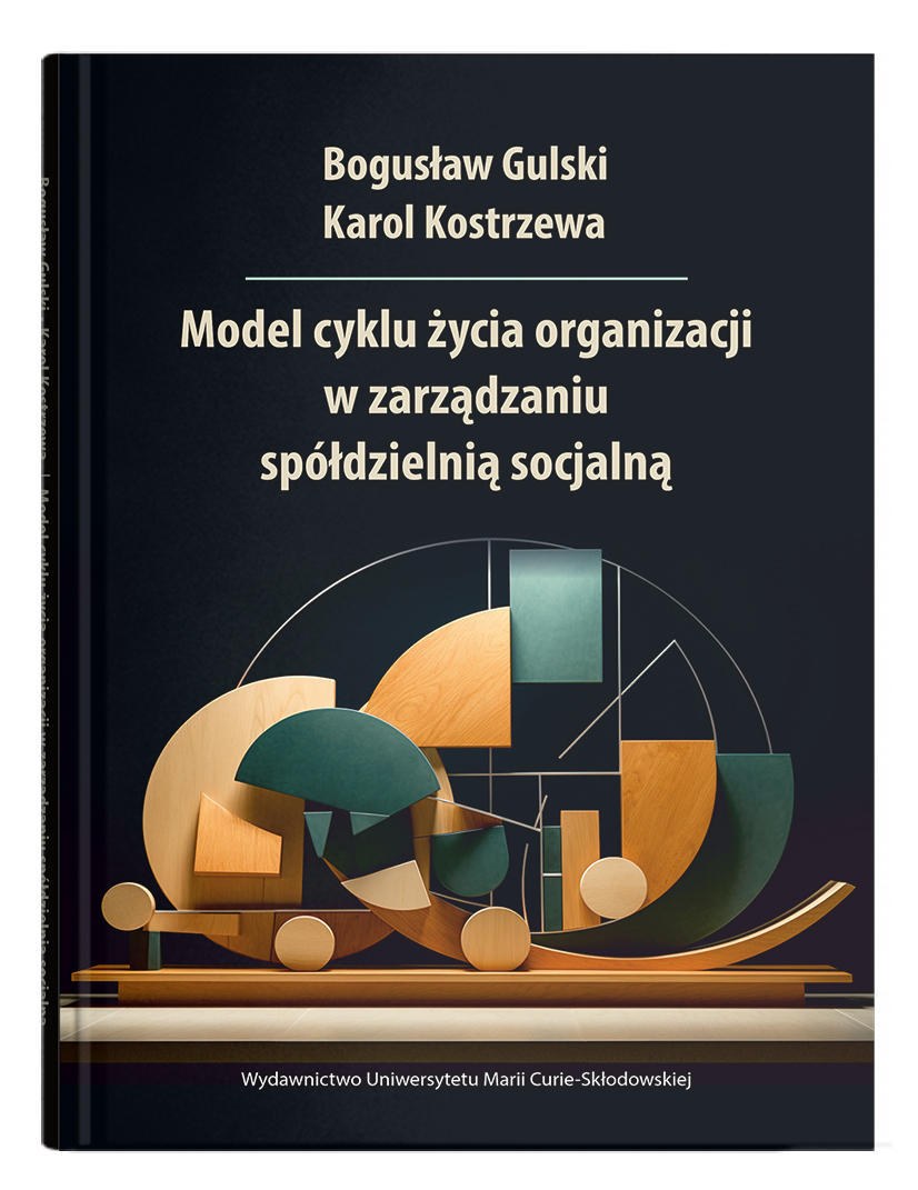 Okładka: Model cyklu życia organizacji w zarządzaniu spółdzielnią socjalną