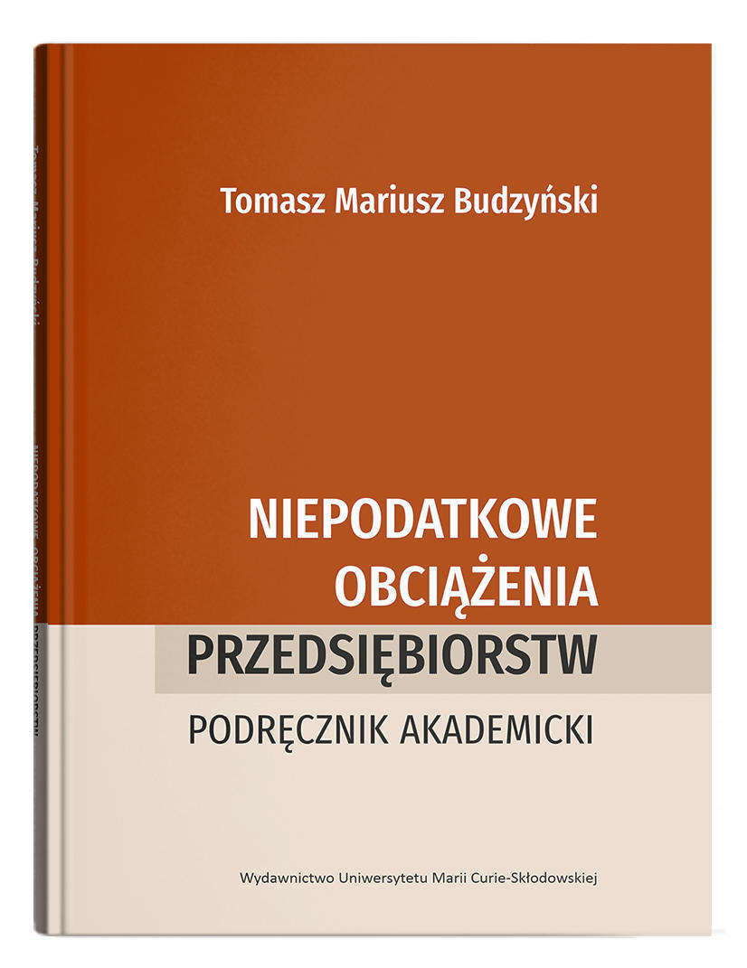 Okładka: Niepodatkowe obciążenia przedsiębiorstw. Podręcznik akademicki