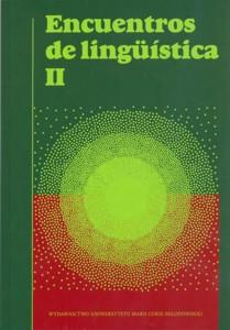 Okładka: Encuentros de linguistica II