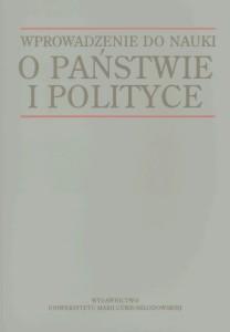 Okładka: Wprowadzenie do nauki o państwie i polityce