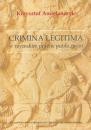 Crimina legitima w rzymskim prawie publicznym